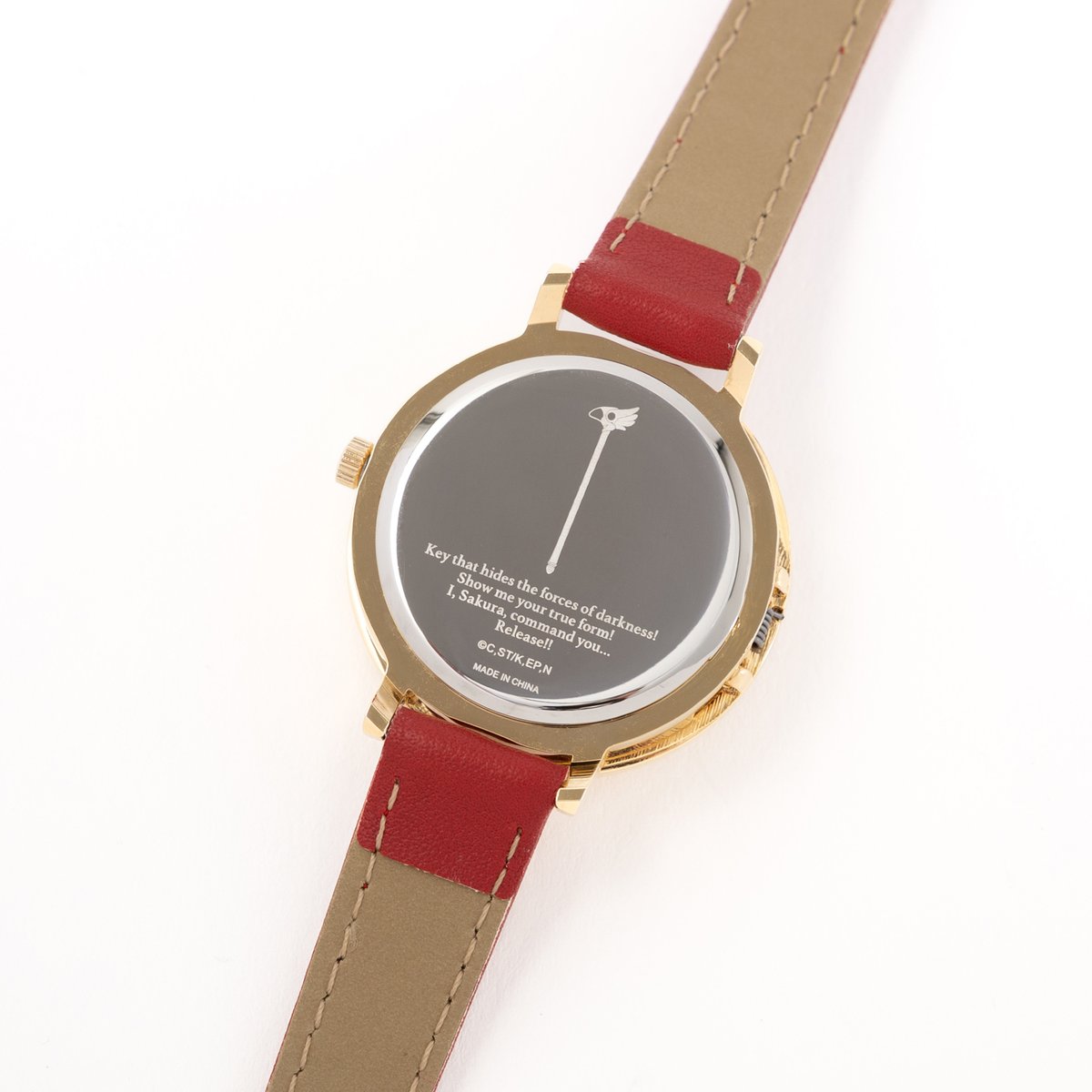 SuperGroupiesUS's tweet photo. “Release!!” your inner power with our retro Cardcaptor Sakura watch!

Open the lid adorned with the Key of the Seal to reveal a dial design reminiscent of Clow Cards with its red accents and Magic Circle. #CCS

🌸 Pre-order here ▼
https://t.co/jQ3zl02YdK https://t.co/6rRXDPAaXC