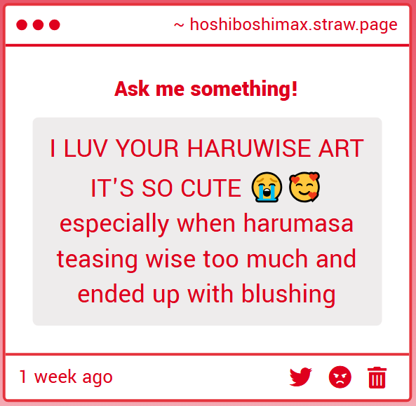 one day their play flirting might lead to actual marriage #haruwise 