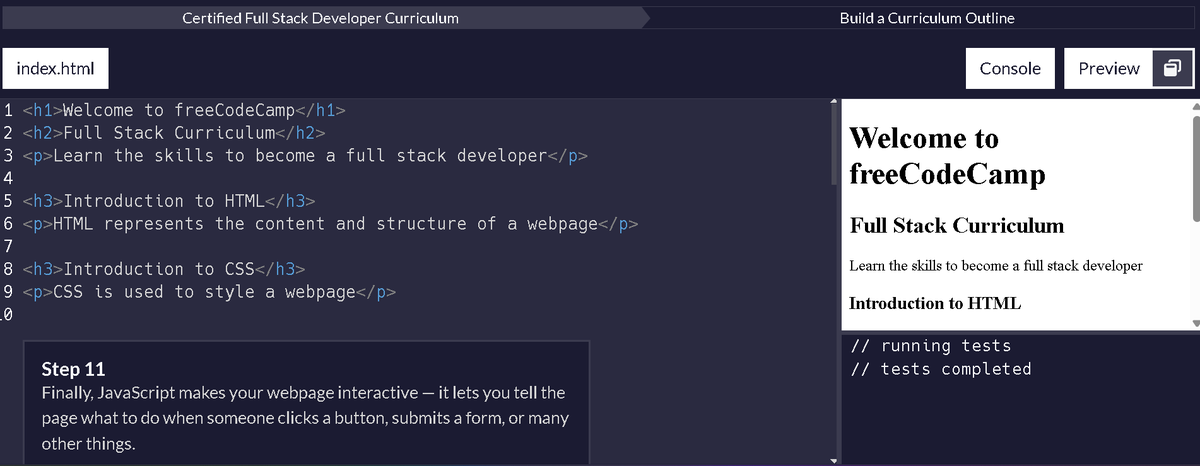 DRex_code's tweet image. I have completed Build a Curriculum Outline #freecodecamp
freecodecamp.org/learn/full-sta…