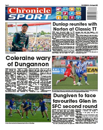 This week's #Ballymoney Chronicle is in the shops now. Don't miss yours - filled with local news, events and features. Keep up to date daily on our website at ballymoneychronicle.co.uk and if you want to contact us you can DM or call 028 7034 3344
