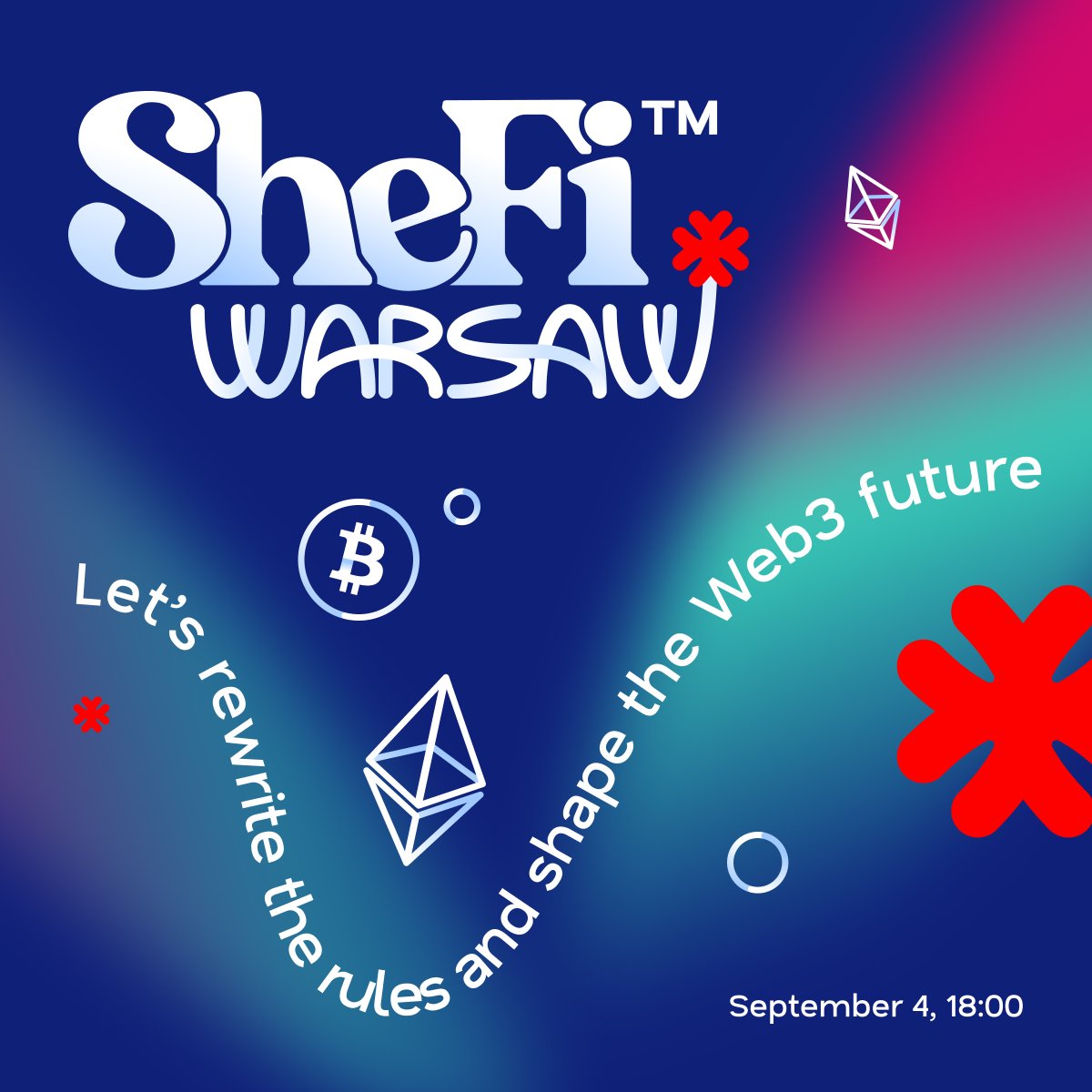 SheFi Warsaw (@shefi_warsaw) on Twitter photo 💫 The wait is over! SheFi Warsaw 🇵🇱 is now open for registration on Luma.
The very first <a href="/shefiorg/">shefi.eth (💫,💫)</a> community meetup in Central & Eastern Europe lands in Warsaw on September 4, bringing together Web3 builders, enthusiasts, and newcomers.
What to expect:
🎤 Smart panels and real 💫 The wait is over! SheFi Warsaw 🇵🇱 is now open for registration on Luma.
The very first <a href="/shefiorg/">shefi.eth (💫,💫)</a> community meetup in Central & Eastern Europe lands in Warsaw on September 4, bringing together Web3 builders, enthusiasts, and newcomers.
What to expect:
🎤 Smart panels and real
