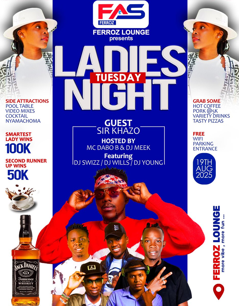 Solid lineup for the biggest Lira's Tuesday party, it’s going to be an epic night. Come through and get some fun 🤩🍾