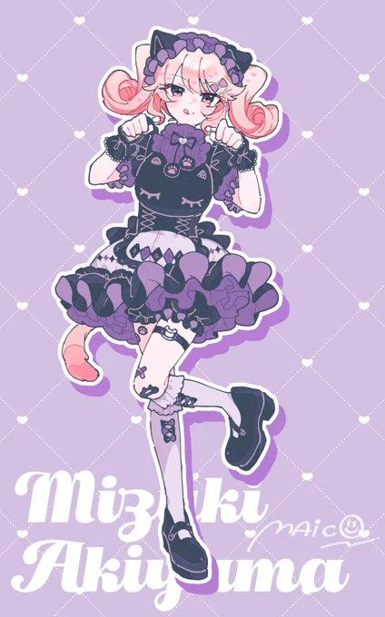 25時、にゃいとこーどで。 ˚✧₊⁎Mizuki Akiyama⁎⁺˳✧༚ #prsk_FA