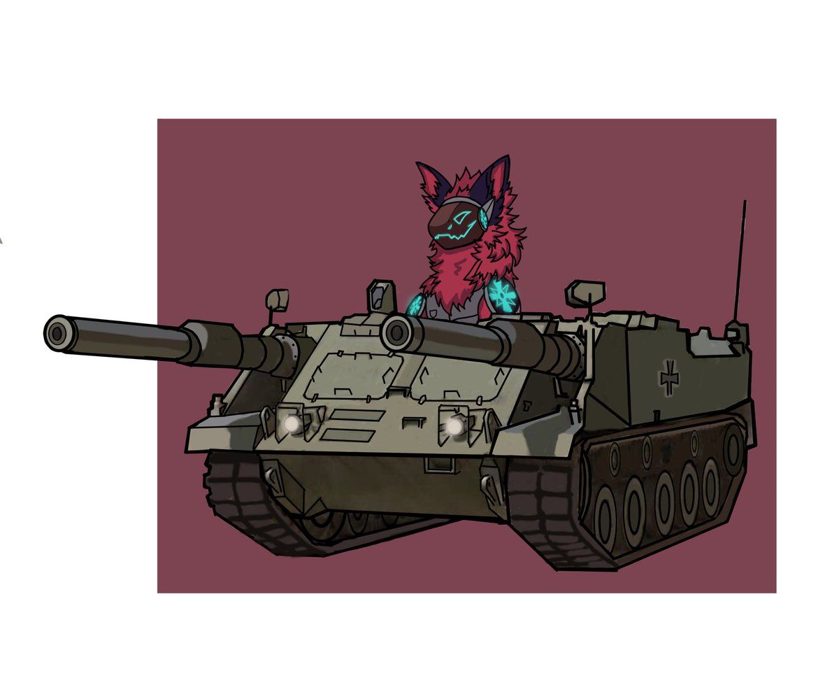 Ava_protogen's tweet image. TANK X PROTOGENYCH for ❤️❤️ @PhoenixPPN 
Thank you for ordering ❤️❤️ #furry #tank #YCH #protogen
