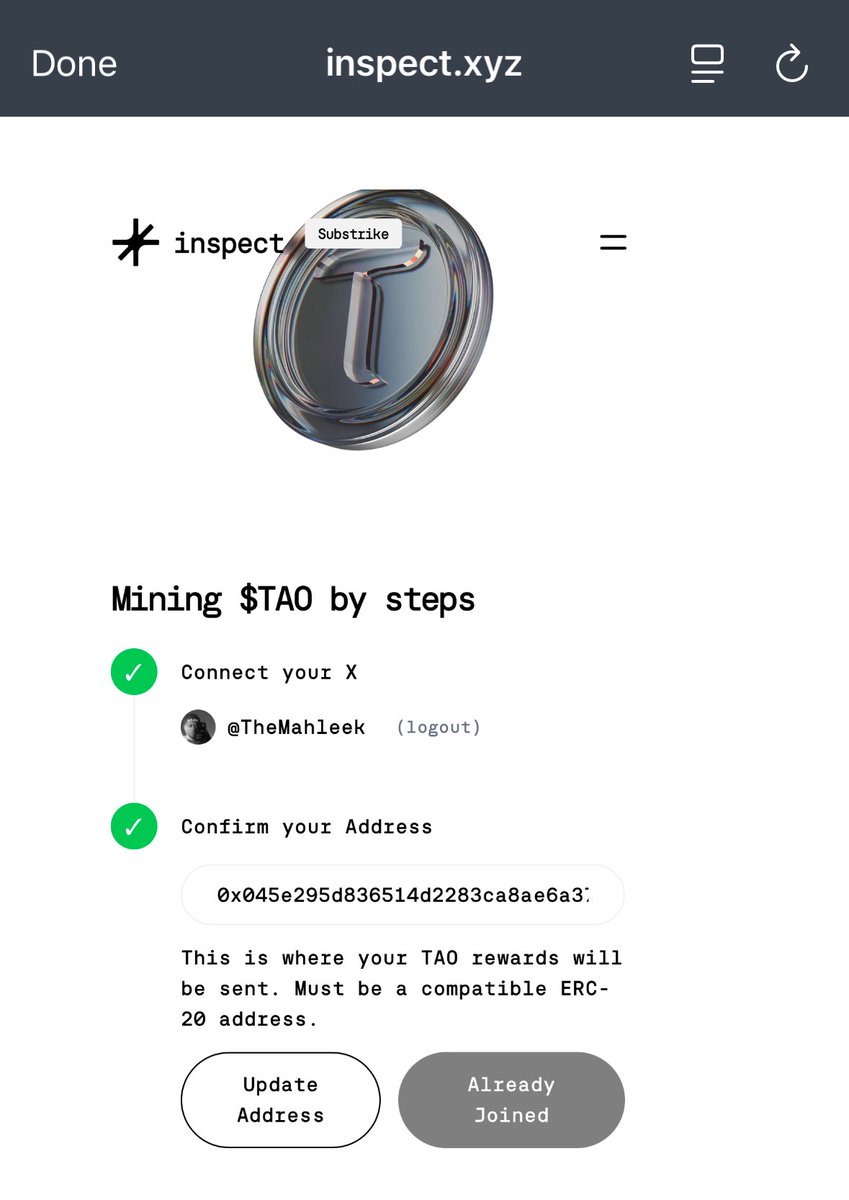 TheMahleek's tweet image. ALPHA!! 🧏🏽‍♂️🔥

Do this immediately!! 

1 $TAO = $349 
10 $TAO will be $3,490

…and what if I told you that you can start earning this $TAO just by tweeting and interacting with other posts on X?? 

Well, here’s what you gotta do, 

A THREAD 👇🏽

Costs $0 and takes less than a min: