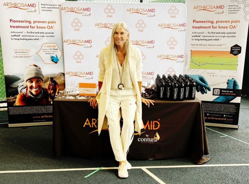 Was chatting to an old sporting friend yesterday &amp; we were comparing sporting war wounds like you do ..’this has worn out yeah mine too! 🤣 I mentioned Arthrosamid <a href="/ConturaLtd/">Contura Orthopaedics Ltd</a> to him as helped my Gladiators ACL knee loads. Worth a look if you’re struggling with osteoarthritis #ad