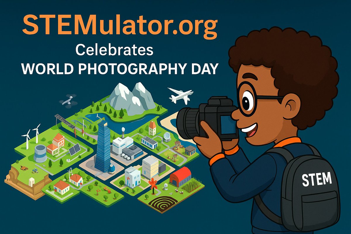 STEMulator1's tweet photo. Happy World Photography Day! Explore STEM careers through images & interactive visuals on https://t.co/z58Y2XHtoQ
Our new mascot is ready to guide you to #ExploreDiscoverLearn
@NSTF_SA
#WikiSTEM #photooftheday #careers #school #free https://t.co/hVhzPcyiYI