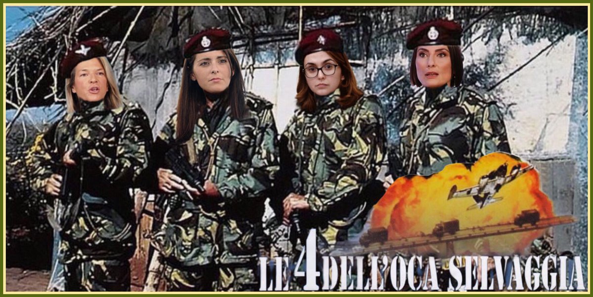 SE NON SI RAGGIUNGE L'ACCORDO
SUL CESSATE IL FUOCO! 🤔
LE QUATTRO DELL'OCA SELVAGGIA
SONO PRONTE A COMBATTERE 😂