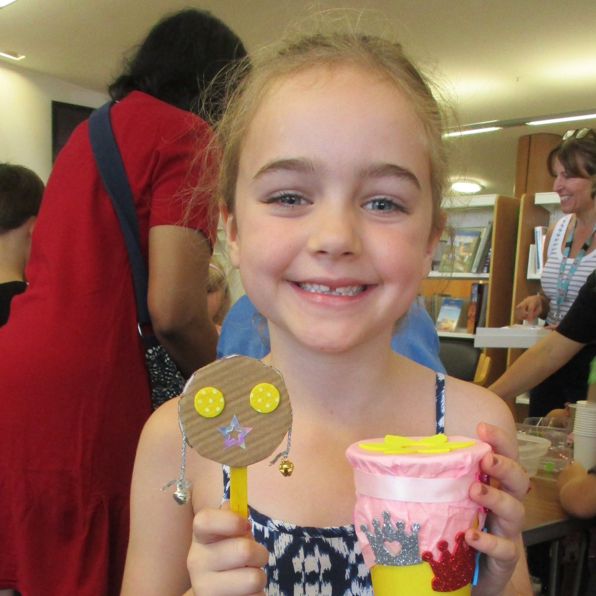 LancsLibraries's tweet image. Thank you to everyone who came along to #EuxtonLibrary to make musical instruments for the #LancsReadingHeroes challenge! It was a very busy event and the children really enjoyed making a range of musical instruments from recycled materials and experimenting with different sounds