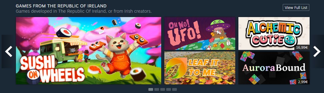 Super excited that my game has been added to Games from Ireland list!! I feel honoured to be amongst such amazing developers!  #indiedev #gamedev #indiegame