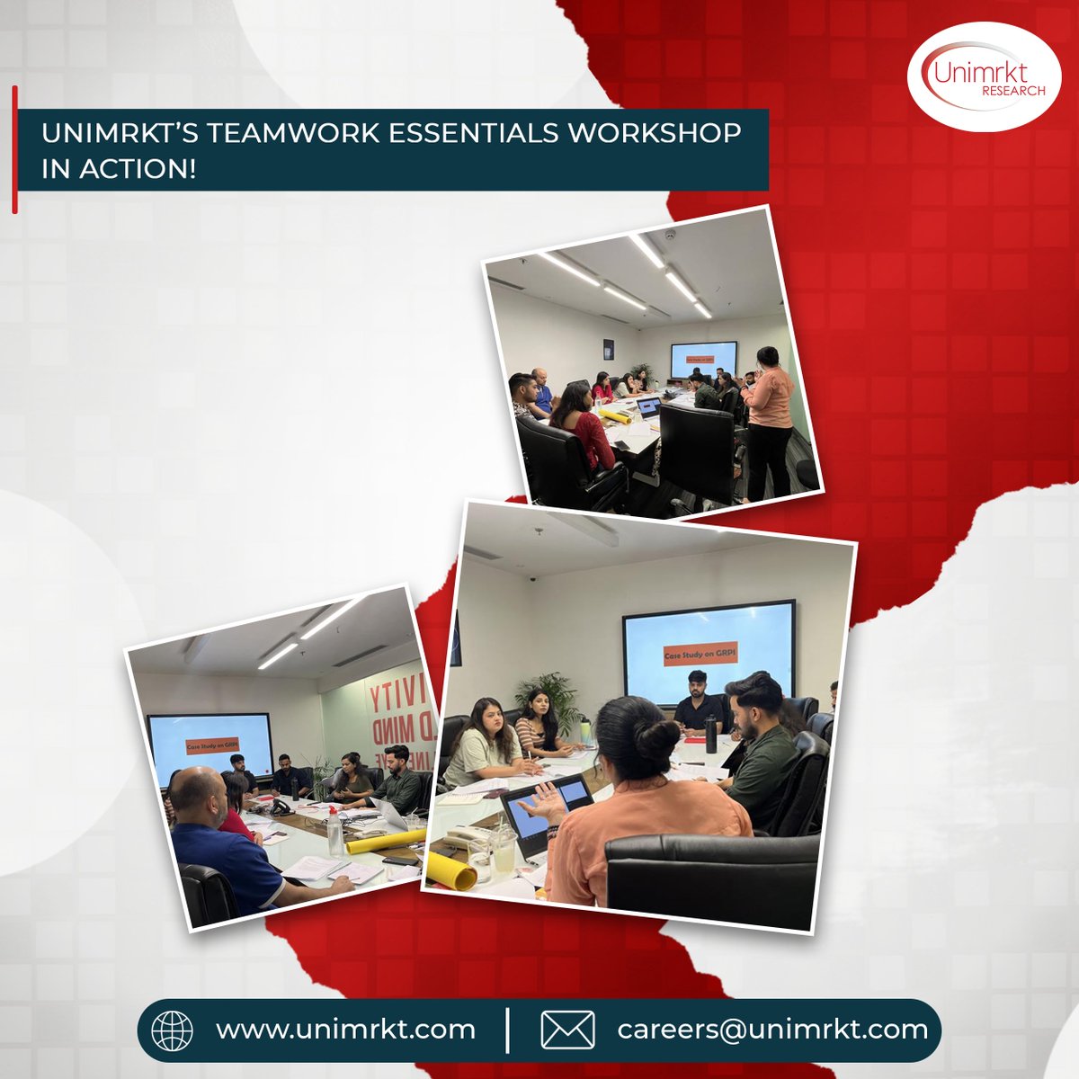 Unimrkt recently hosted the Teamwork Essentials Workshop. 

Here are some glimpses from the workshop that capture the energy, engagement, and spirit of teamwork in action.

#Unimrkt #ProfessionalDevelopment #BusinessEtiquette #CorporateTraining #SkillUp #WorkplaceGrowth