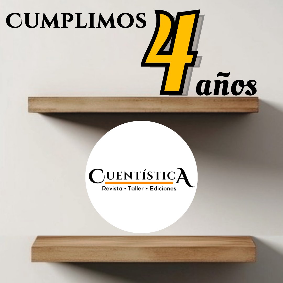 CUMPLIMOS CUATRO AÑOS DE PUBLICAR
la mejor literatura independiente

Septiembre es el mes de nuestro cuarto aniversario, y lo celebraremos en grande con LA PRIMERA ANTOLOGÍA de cuento bajo nuestro propio sello, con el tema del AMOR en su más amplia concepción

#literatura #arte