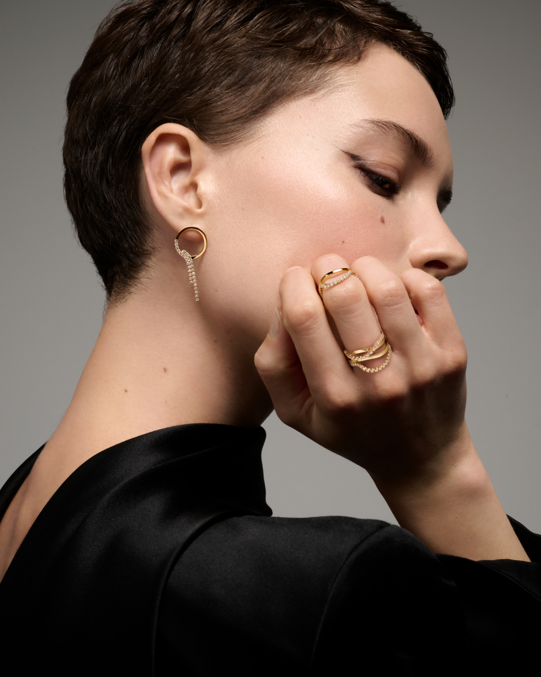 スノーペレッツ　AHKAH アーカー アイスペレッツ ピアス | AHKAH / アーカー | 【公式