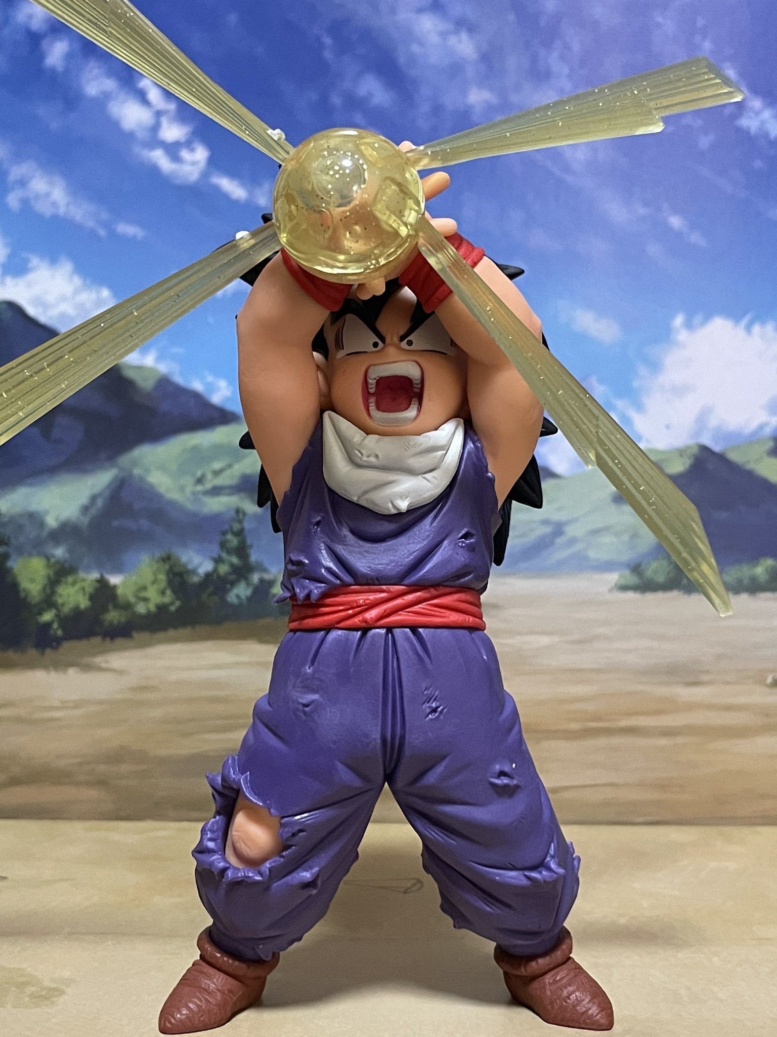 ドラゴンボール - じゅんちゃん 孫悟空 元気玉 二次元彩色 by 大呲花 #ドラゴンボール