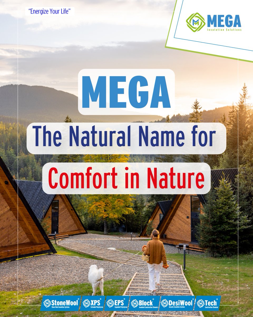 megainsulation's tweet photo. Doğada konforlu ekolojik yapıların gizli kahramanı MEGA ürünleridir. Ekolojik yapılardaki yalıtımı doğal malzemelerle sağlar, sürdürülebilir yaşama destek oluruz.

#megainsulationsolutions #yaltımınmegası #ısıyalıtım #sesyalıtım #SürdürülebilirYapılar
#MegaKorur https://t.co/1WFWhYzs6S