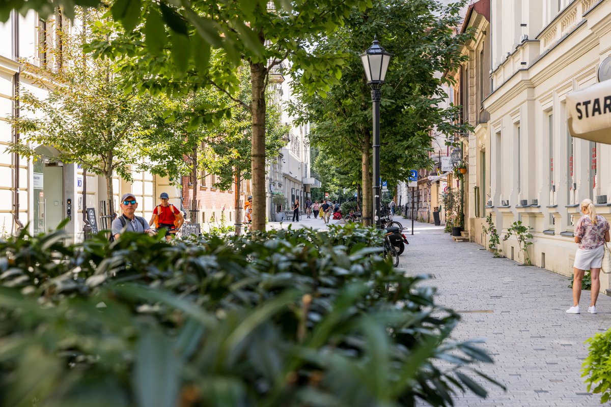 #Krakow #Krupnicza #ZielonaKrupnicza #zielen #ZielenMiejska  #BudzetObywatelski
Tak zielono 🌱☘️🌳 i pięknie 💚 wygląda dziś ulica Krupnicza! Dzięki projektowi „Zielona Krupnicza” jest drogą z uspokojonym ruchem, pełną drzew 🌳🌳🌳, krzewów 🍃🌿🌱 i kwiatów 🌻🌹🌸. Są również