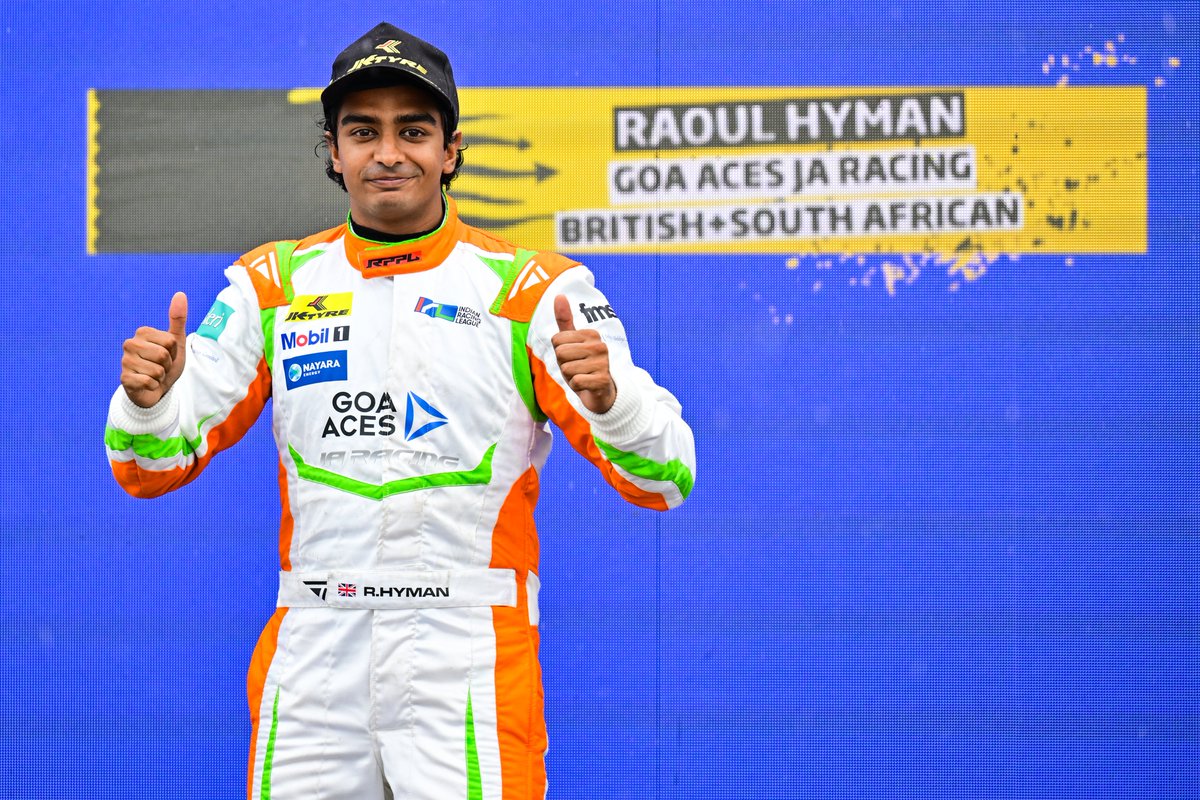 Sundaram R (@f1statsguru) on Twitter photo Raoul Hyman at the Kari Motor Speedway:
Races - 3
Poles - 3
Wins - 3
Laps led - 67/67
When Hymanās on track⦠nobody else even gets a chance.
#IndianRacingLeague Raoul Hyman at the Kari Motor Speedway:
Races - 3
Poles - 3
Wins - 3
Laps led - 67/67
When Hymanās on track⦠nobody else even gets a chance.
#IndianRacingLeague