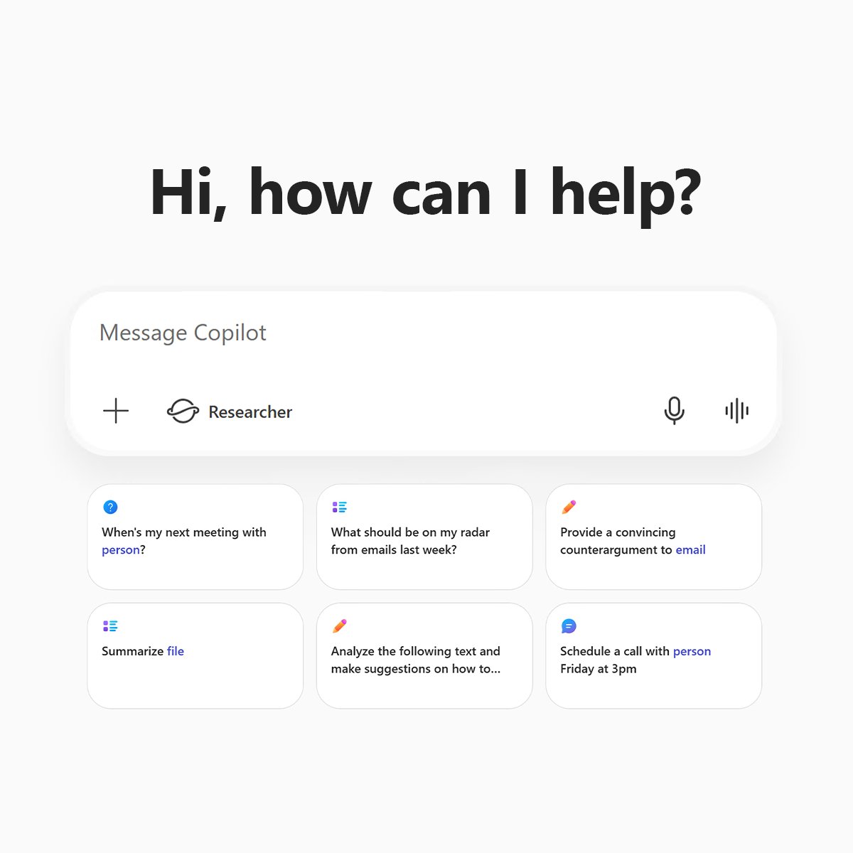 PTMicrosoft's tweet image. Sabe qual é o assistente que está sempre ao seu lado? É o #CopilotChat 🫂

É seguro e fácil de usar — tudo o que precisa é de uma conta Microsoft 365 Enterprise. Visite msft.it/6017spTtJ e melhore a sua produtividade agora!

#IA #Microsoft365 #Produtividade #Copilot
