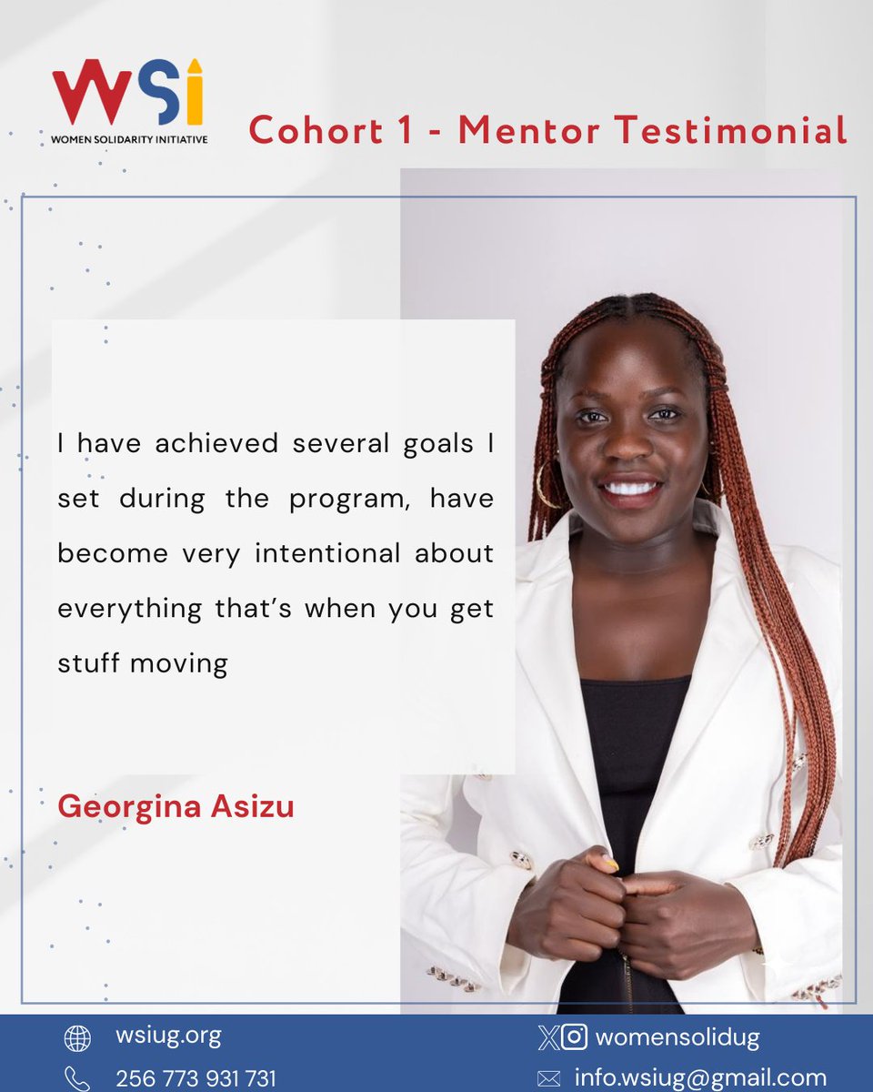 womensolidug's tweet photo. When we look back at Cohort 1, we don’t just see the growth of mentees, we see mentors who walked away inspired too.

Our Cohort 1  mentors shared how the program sharpened their leadership, gave them new perspectives, and reminded them of the power of investing in others. https://t.co/5ZmM4wjTzd