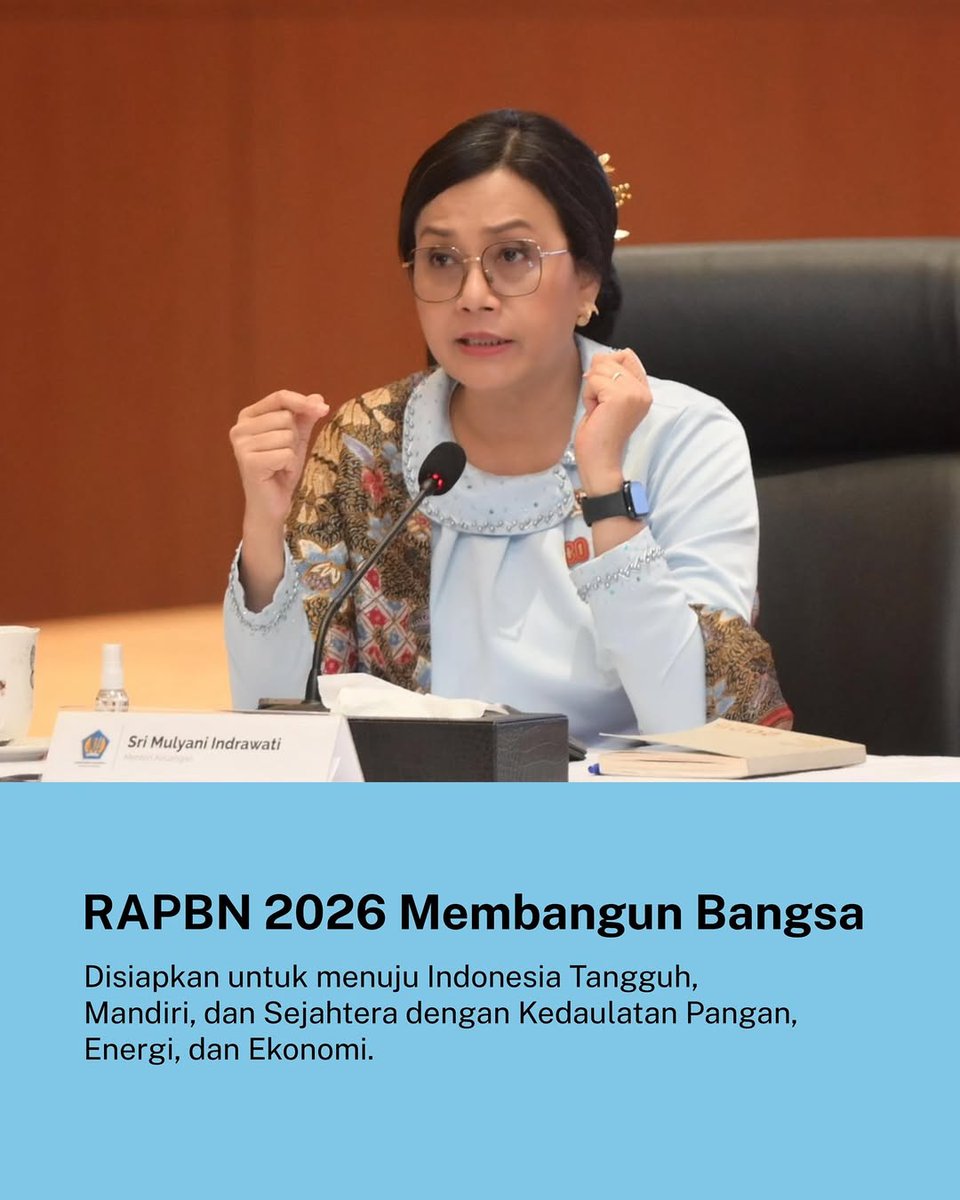 akbar_raws's tweet photo. Hai Temankeu,
𝘈𝘗𝘉𝘕 2026 𝘥𝘶𝘬𝘶𝘯𝘨 𝘐𝘯𝘥𝘰𝘯𝘦𝘴𝘪𝘢 𝘵𝘢𝘯𝘨𝘨𝘶𝘩, 𝘮𝘢𝘯𝘥𝘪𝘳𝘪, 𝘴𝘦𝘫𝘢𝘩𝘵𝘦𝘳𝘢.

Yuk kita bagikan informasi tentang #APBN2026 https://t.co/eUDGVpJwJf
