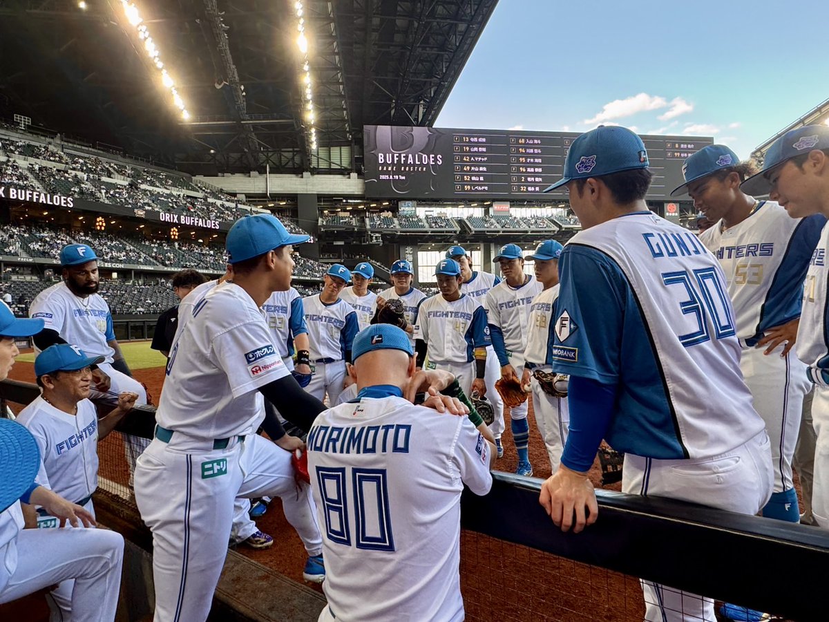 万波中正 北海道日本ハムファイターズ エスコンフィールド