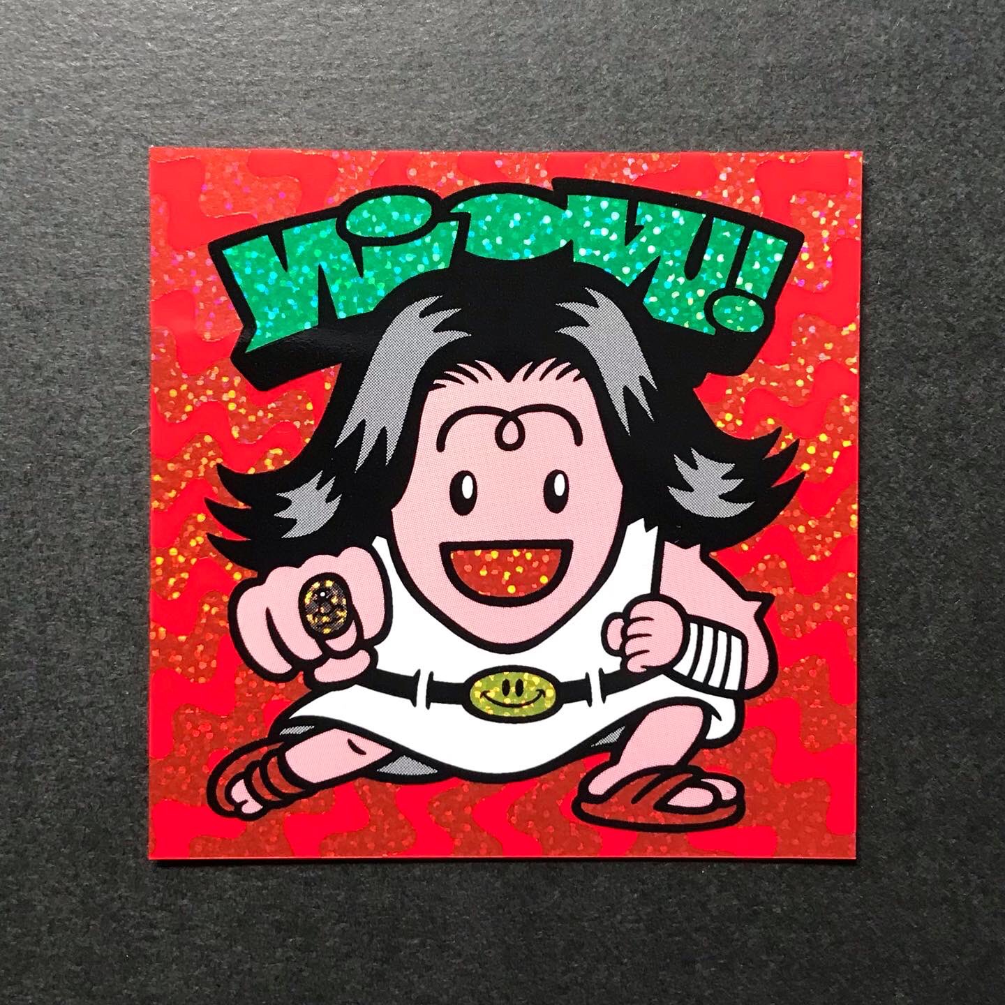 gul 自作シール ヨンパチ ビックリマン風シール ヨンパチマン20枚