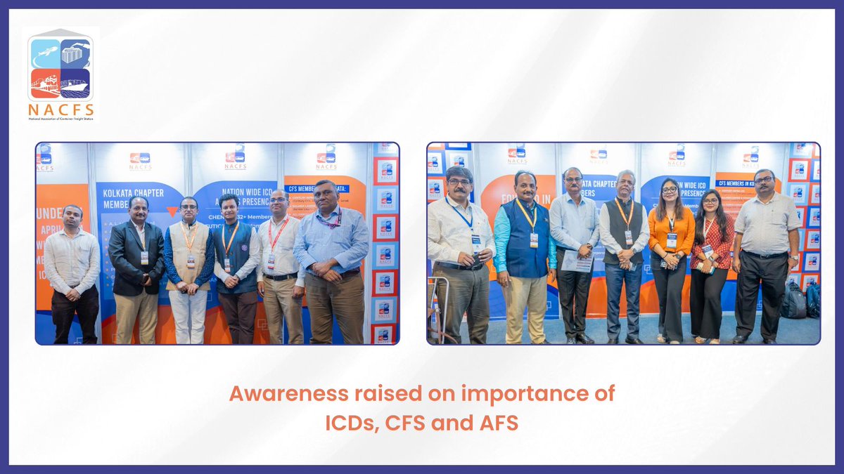 We showcased at @followCII LogisEast 2025.

Our stall was graced with presence of Chairman- <a href="/SMPort_Kolkata/">Syama Prasad Mookerjee Port, Kolkata</a>, Shri Rathendra Raman IRTS &amp; Chief Commissioner <a href="/cbic_india/">CBIC</a>- Kolkata Zone, Shri R Srinivasa Naik. 

#Logistics #events #collaboration #unity #LogisticsIndia #IndianCustoms