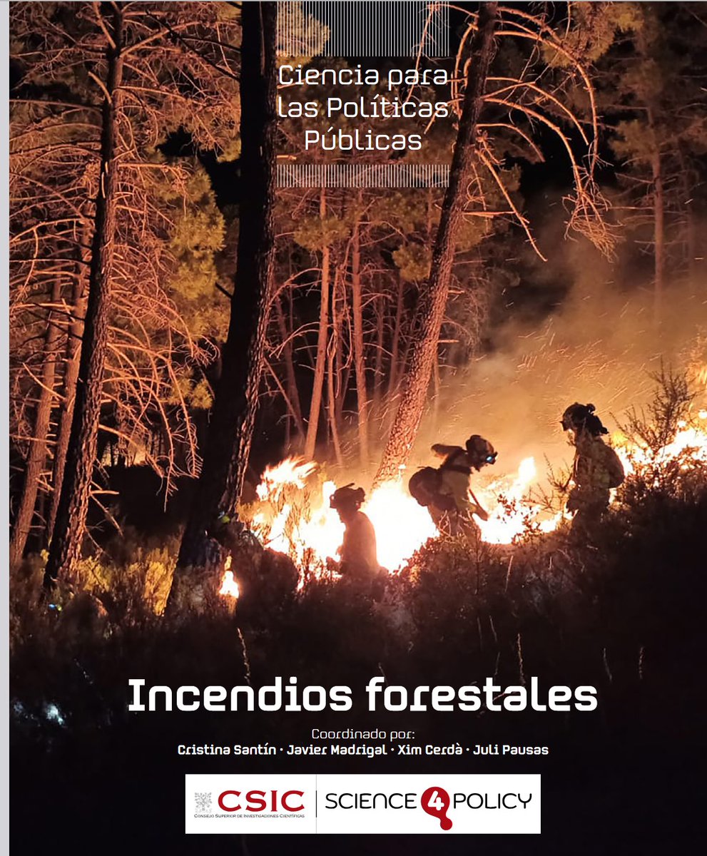 El <a href="/CSIC/">CSIC</a> pone a disposición de los responsables públicos  y ciudadanía

🌊Incendios Forestales

Este sencillo documento explica conceptos básicos sobre los incendios forestales y las principales recomendaciones para su gestión pre, durante y post 

science4policy.csic.es/incendios-fore…