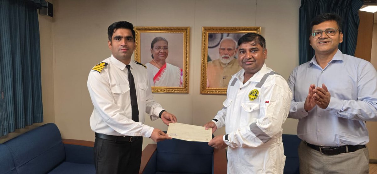 IRCLASS (@irclass) on Twitter photo IRS has classed 𝐒𝐚𝐡𝐲𝐚𝐝𝐫𝐢,a Very Large Gas Carrier (VLGC), proudly inducted into The Shipping Corporation of India Ltd. fleet.The induction aligns with the Govt of India’s Maritime Amrit Kaal Vision 2047 & Maritime India Vision 2030 under the guidance of <a href="/shipmin_india/">Ministry of Ports, Shipping and Waterways</a> IRS has classed 𝐒𝐚𝐡𝐲𝐚𝐝𝐫𝐢,a Very Large Gas Carrier (VLGC), proudly inducted into The Shipping Corporation of India Ltd. fleet.The induction aligns with the Govt of India’s Maritime Amrit Kaal Vision 2047 & Maritime India Vision 2030 under the guidance of <a href="/shipmin_india/">Ministry of Ports, Shipping and Waterways</a>
