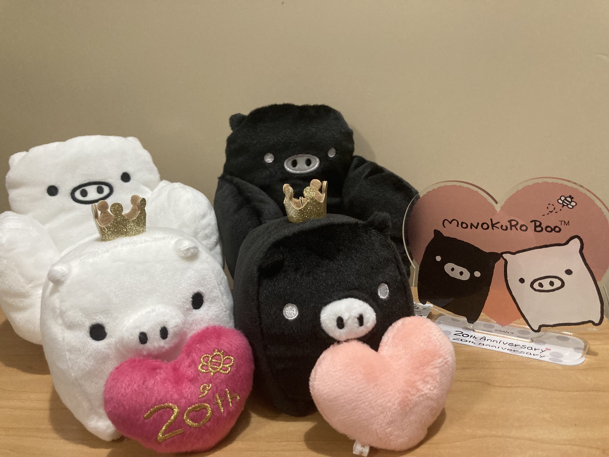 monokuro boo(モノクロブー)☆キューブ型ぬいぐるみセット モフモフクッションやぬいぐるみ！MONOKURO BOO・ころころ