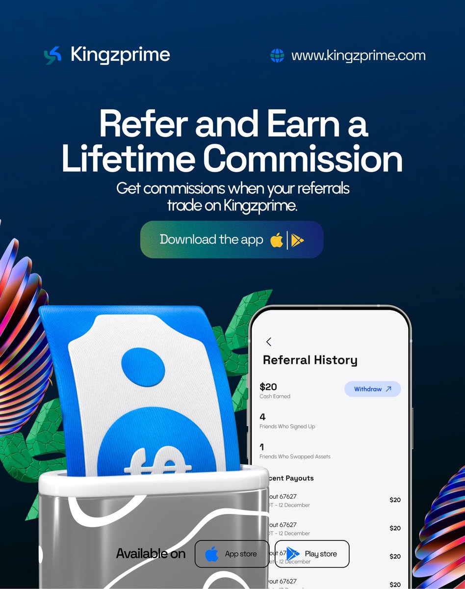 D3M1👨🏾💻🩺 ™️ (@_dhemii) on Twitter photo There’s nothing as sweet as free money sha 😮💨🤭
<a href="/KingzprimeHQ/">Kingzprime | Crypto & Payment Platform</a> is giving you a lifetime commission on every trade someone makes when you invite them to join.
Just share your referral code.
Download #Kingzprime via: onelink.to/f55hvt
#KingzprimeisLive There’s nothing as sweet as free money sha 😮💨🤭
<a href="/KingzprimeHQ/">Kingzprime | Crypto & Payment Platform</a> is giving you a lifetime commission on every trade someone makes when you invite them to join.
Just share your referral code.
Download #Kingzprime via: onelink.to/f55hvt
#KingzprimeisLive