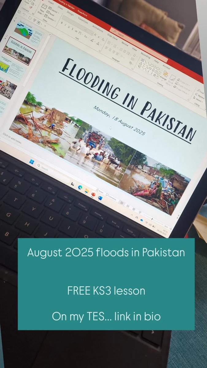GeeTheExplorer's tweet image. Lesson on the recent floods in Pakistan ... FREE on my TES 🌧🇵🇰