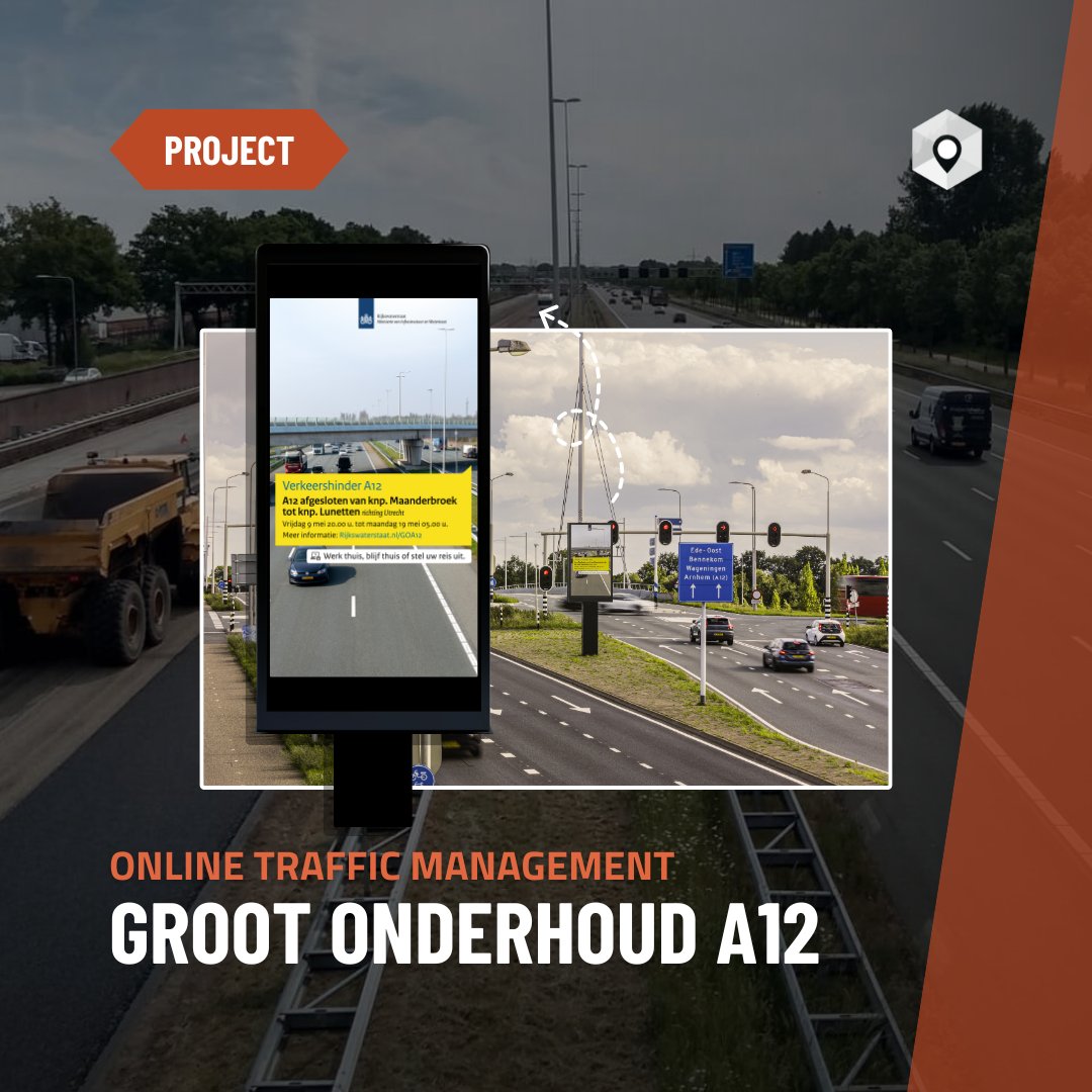 🔧 A12-onderhoud. Met slimme communicatie via Waze, Flitsmeister &amp; Google Maps paste 90% van de weggebruikers hun reisgedrag aan.
Hoe we dat deden? bit.ly/3Us0r7V