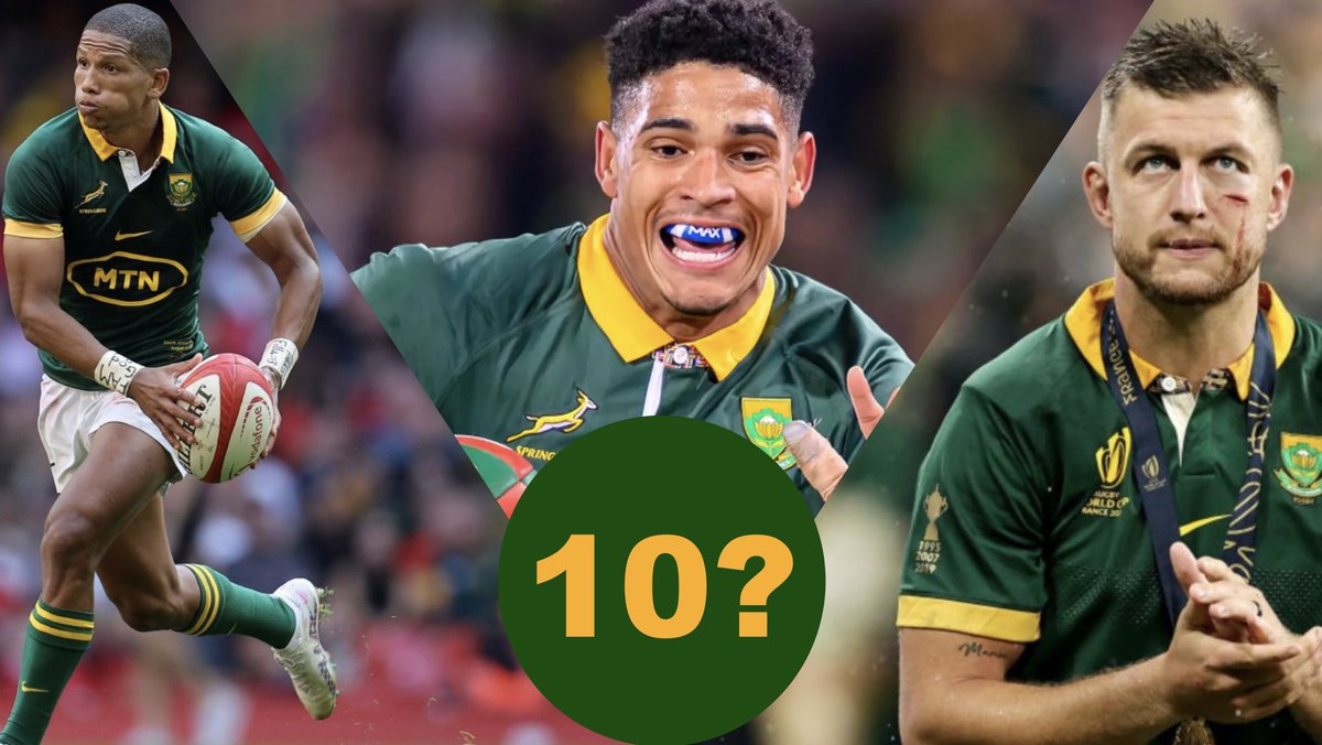 🇿🇦 What is required by a Bok flyhalf right now, as a standard? What are the ideal expectations: 🧵👇

1. Playmaker (Engineering opportunity).
2. Manage Game State/Flow.
3. Accurate Contestable Kicks.
4. 80%+ Goal-Kicker.
5. Solid Defender.
6. Solid Auxiliary Fullback.