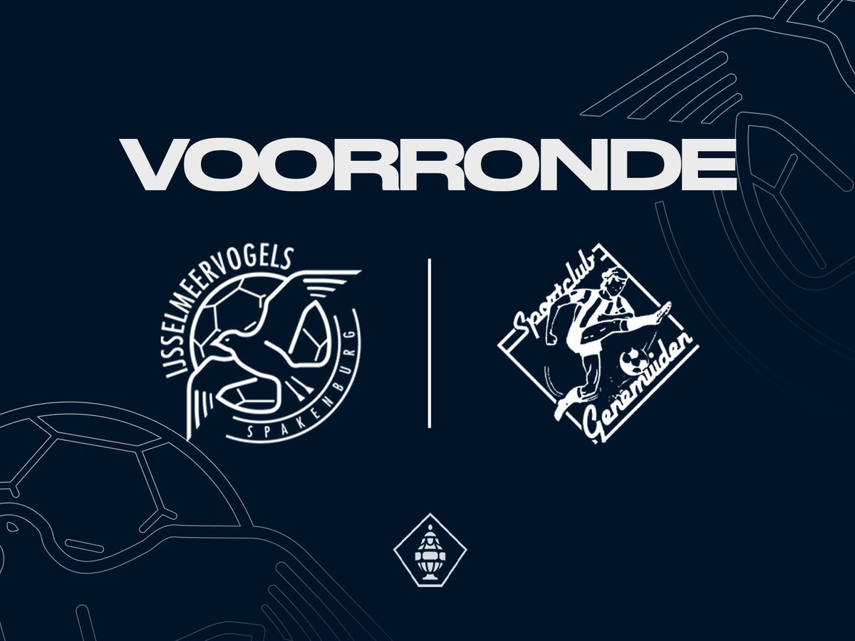 VVIJV's tweet photo. KNVB BEKER 🏆 | De Eurojackpot KNVB Bekerwedstrijd IJsselmeervogels - SC Genemuiden wordt gespeeld op woensdag 3 september om 20:00 uur en wordt live uitgezonden op ESPN.

https://t.co/2V36nD9XTP https://t.co/9sBvTK2Ifu