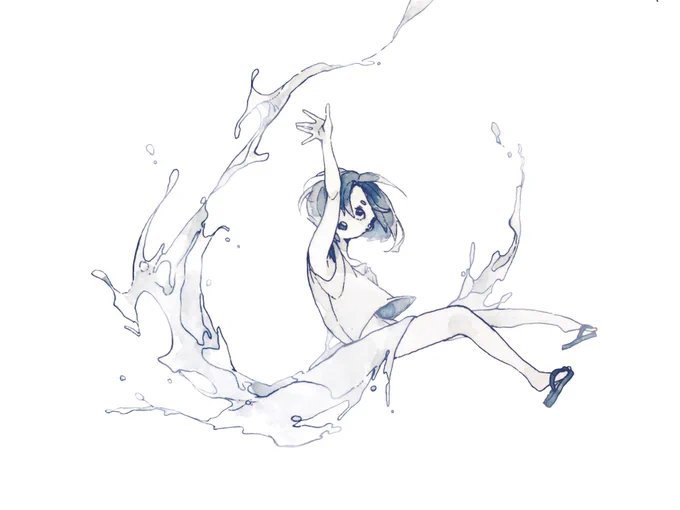 【おしらせ】 平和を愛する絵描き展2 こちらのグループ展に、水彩作品2点で参加させていただきます。テーマも相まって、2019年に描いたお気に入りの作品を出すことにしましたので是非よろしくお願いいたします 会期:2025年8月23日(土)～31日(日) 会場:Boji hair+gallery様 (東京)
