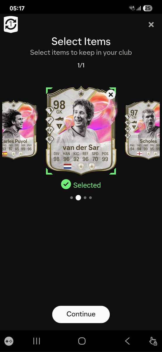 Easily United's Greatest Goal Keeper. This is one that I wanted, been desperate to use a good VDS this year.