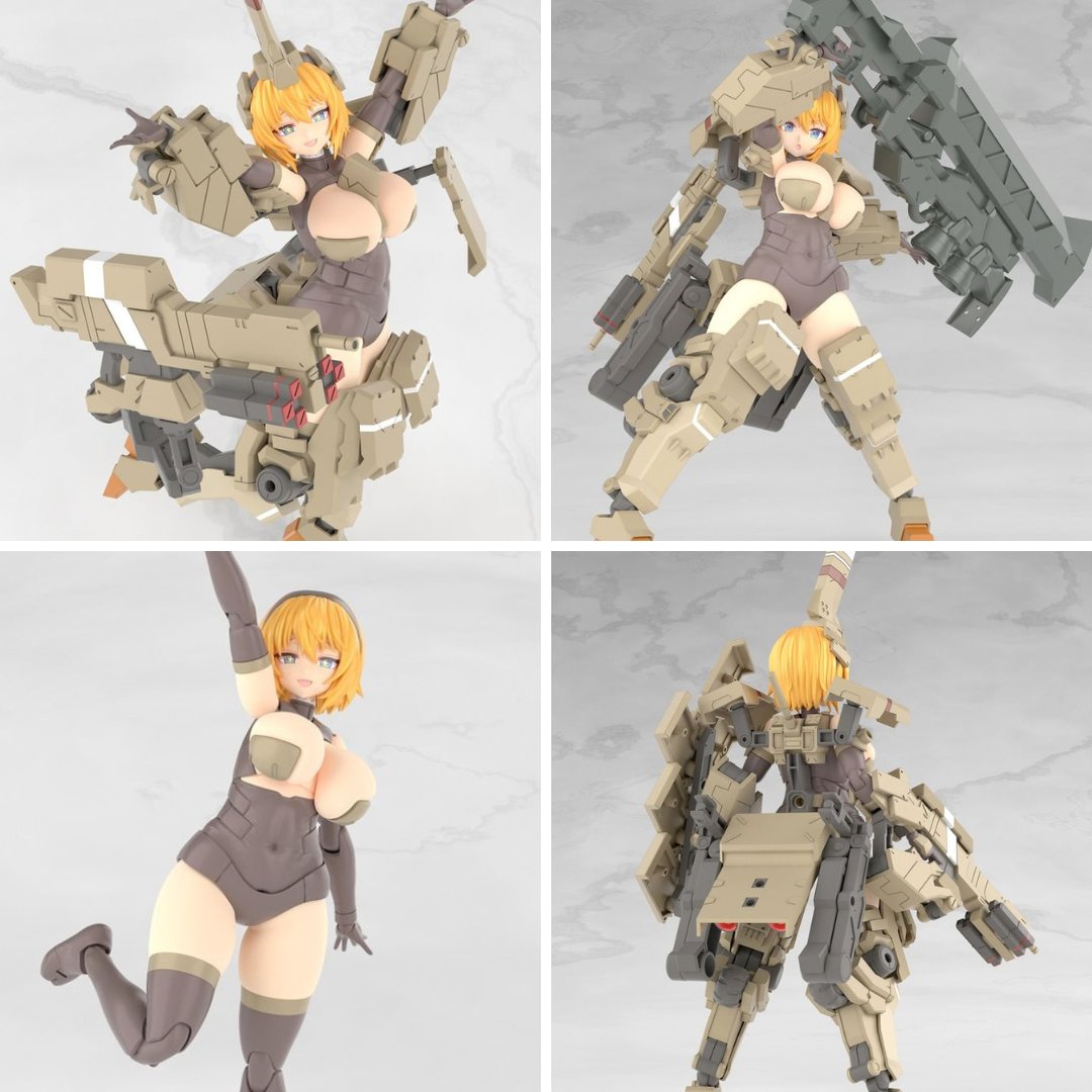 ✨完全新規✨むっちり重装甲！
コトブキヤ FAガール「輝鎚・甲（かぐつち・こう）」予約開始🌟
シリーズ最大級のプロポーションに、圧巻のギミック。
重厚感×美少女の絶妙バランスがここに🔥
素体・武装・可動、全部こだわり抜いた逸品！
👉2026年1月発売予定

🔗詳細はこちら👇