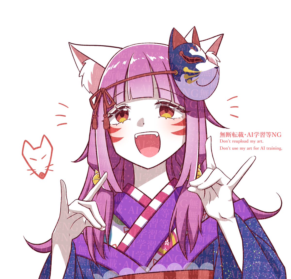 YoZoYoZo_note's tweet photo. 有償依頼にて貧弱なキツネ(@ Hinzyakusan ) 様のオリキャラちゃんを描かせていただきました〜！
ありがとうございました！
(AI学習やご本人様以外の使用、無断転載等はおやめください) https://t.co/dAmg4xWSkn