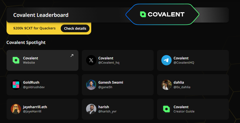 travfitme8's tweet photo. Great to see the collaboration of @Covalent_HQ and @wallchain_xyz  🤝

Looking forward to see more synergies btw the two and I will be quacking about them. Stay posted. 
📭 https://t.co/qIMeG3Z5i8