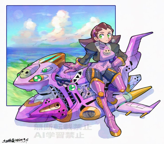 #バイクの日
エアバイクツーリングのトロン様ってのもかっこいいと思う。 