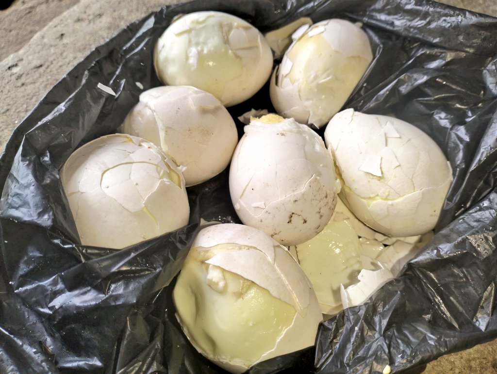 Spoiled #eggs sell in Food distribution point, In the #Rohingya Refugee Camps, Cox's Bazar, Bangladesh. We Rohingya refugee families buy it from a  food distribution point which is totally spoiled. 
*We should pay attention here* 
<a href="/WFP/">World Food Programme</a> <a href="/Refugees/">UNHCR, the UN Refugee Agency</a> <a href="/arakannownews/">Arakan Now</a> <a href="/nslwin/">Ro Nay San Lwin</a> <a href="/tunkhin80/">Tun Khin</a>