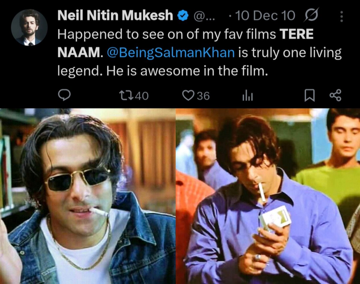 "One of my fav films Tere Naam" : Neil Nitin Mukesh