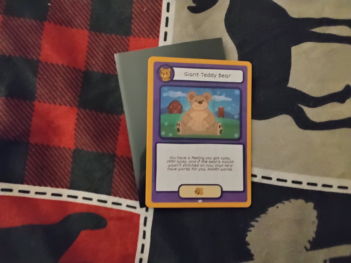 bbbutns's tweet photo. @LilTroublesTCG @Bbis_Doodles 
https://t.co/gKYqvwAYDT
#littletroubles 
I love this card because the other side is scary and this side is adorable and also if I get this card on my board, I often win. https://t.co/pAqQB9LICU
