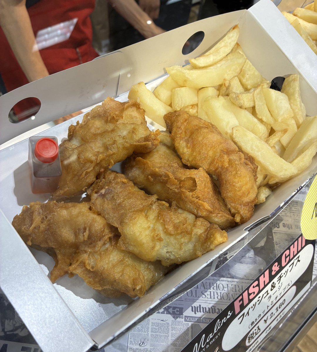 日本橋三越 #英国展🇬🇧 PART1 本日スタート! フィッシュ&チップスも