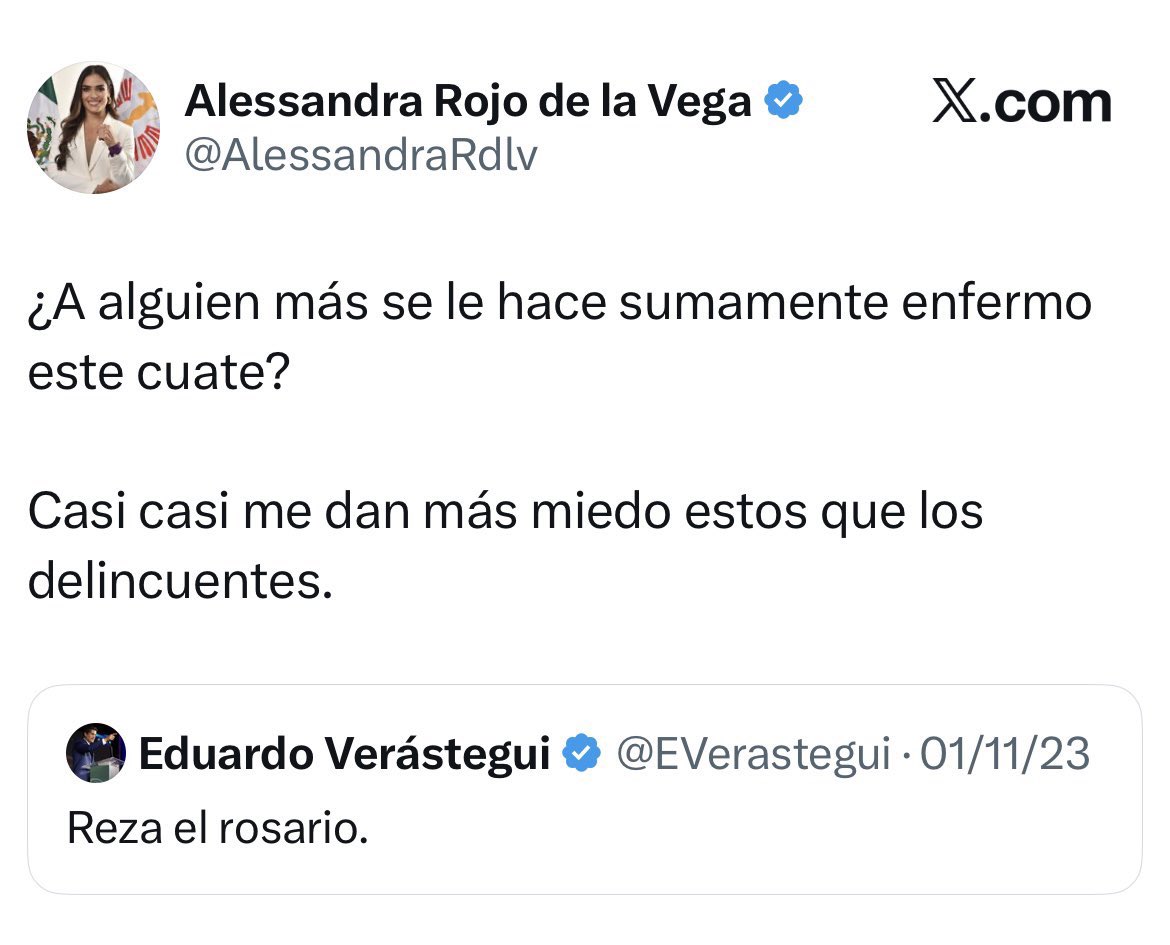 Erd SrepX SreyL (@erd_srep1_srey3) on Twitter photo Chiiiiiiin.
Se le cayó un Xtuit a la alcaldesa exhibicionista .<a href="/AlessandraRdlv/">Alessandra Rojo de la Vega</a>
👇😂 Chiiiiiiin.
Se le cayó un Xtuit a la alcaldesa exhibicionista .<a href="/AlessandraRdlv/">Alessandra Rojo de la Vega</a>
👇😂