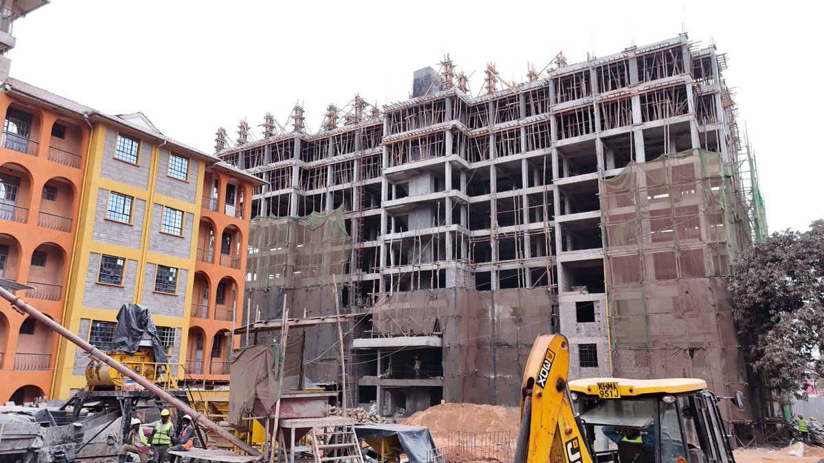 PSCharlesHinga's tweet photo. The Affordable Housing Programme, spearheaded by the @HousingUrbanKE under H.E. President @WilliamsRuto's Bottom-Up Economic Transformation Agenda (BETA), is reshaping communities by providing decent homes while creating thousands of jobs for Kenyans, especially youth and women. https://t.co/2mca24FuY5