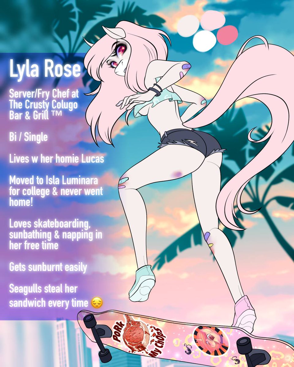 We don't just talk about bringing back 2019 ponygram vibes on this page, we are already on our second situation-ship. Meet Lyla Rose💕 here is her ref so feel free to draw ur OCs with her and tag me!!