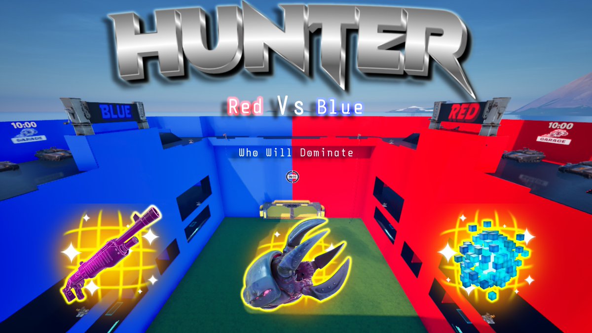 DarkSenor's tweet photo. Hunter: Red Vs Blue 🔴🔵
🔴🔵 Best Red vs Blue Game of all time!
🔹 Get Eliminations to Rank Up to Unreal
🔹 Have Fun with Friends
💾 SAVES Eliminations
📌 Island Code:9860-6346-1034
#Fortnite #creative #uefn #funny #Fortniteleaks #pvp #Frenzy https://t.co/9GVXVmO4pk