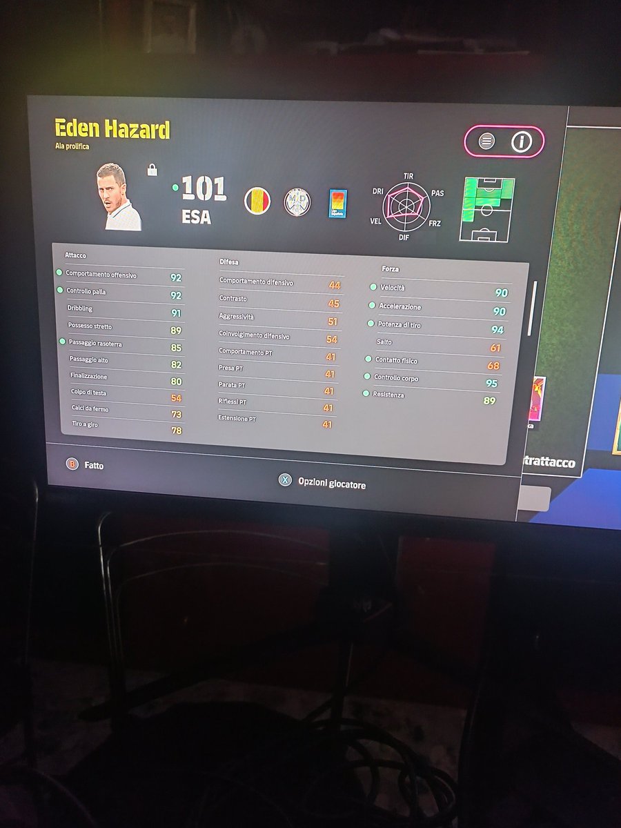 My personal build on Eden Hazard 🇧🇪 Phenomenal pass 
Vote 7.5/10
Like and follow for more